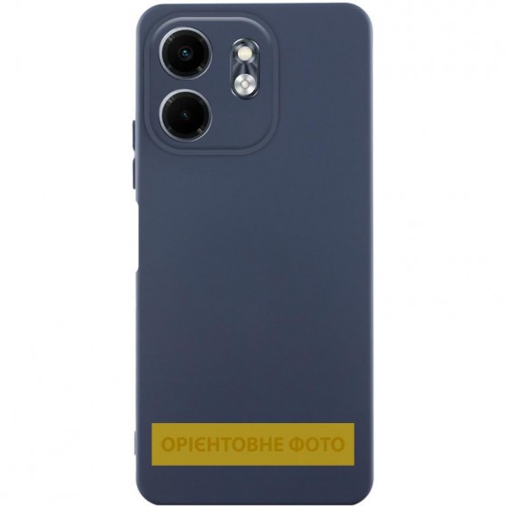 Чохол TPU GETMAN Liquid Silk Full Camera для Motorola Moto G15 4G Синій / Midnight Blue