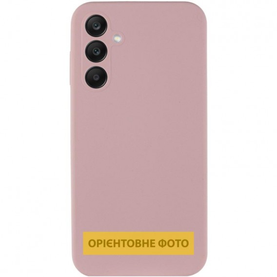 Чохол Silicone Cover Lakshmi Full Camera (AAA) для Samsung Galaxy S25 Edge Рожевий / Pink Sand