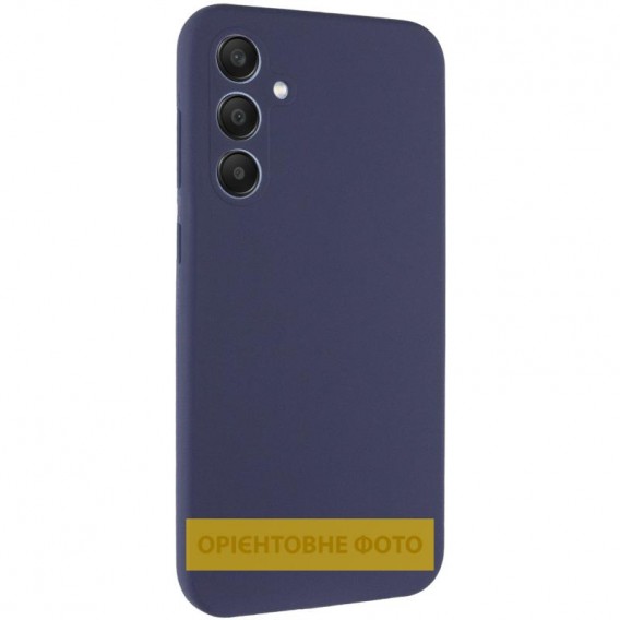 Чехол Silicone Cover Lakshmi Full Camera (AAA) для Samsung Galaxy S25 Edge Темно-синий / Midnight blue