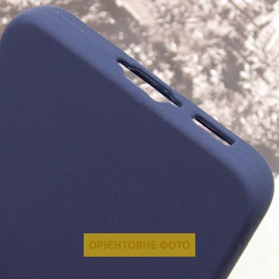 Чехол Silicone Cover Lakshmi Full Camera (AAA) для Samsung Galaxy S25 Edge Темно-синий / Midnight blue