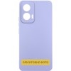 Чохол Silicone Cover Lakshmi Full Camera (AAA) для Motorola Moto G75 5G Бузковий / Dasheen