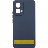 Чохол Silicone Cover Lakshmi Full Camera (AAA) для Motorola Moto G35 Темно-синій / Midnight blue