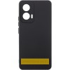Чохол Silicone Cover Lakshmi Full Camera (AAA) для Motorola Moto G85 Чорний / Black