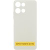Чохол Silicone Cover Lakshmi Full Camera (AA) для Motorola Moto G35 Білий / White
