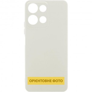 Чехол Silicone Cover Lakshmi Full Camera (AA) для Motorola Moto G35 Белый / White