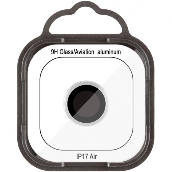 Захисне скло Metal Classic на камеру (у упак.) для Apple iPhone 17 Air (6.5") Срібний / Silver