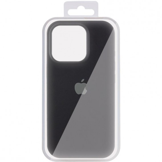 Чохол Silicone Case (AA) Logo with MagSafe для Apple iPhone 11 (6.1") Чорний / Black