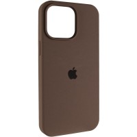 Чохол Silicone Case (AA) Logo with MagSafe для Apple iPhone 11 (6.1") Коричневий / Brown
