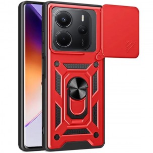 Чехол Ummi Camshield Serge Ring для Xiaomi Redmi Note 14 4G (Europe version) Красный / Red Чехол Ummi Camshield Serge Ring для Xiaomi Redmi Note 14 4G (Europe version) Красный / Red