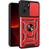 Чохол Ummi Camshield Serge Ring для Xiaomi 13T / 13T Pro Червоний / Red