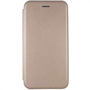 Кожаный чехол-книжка Classy для Samsung Galaxy A17 4G/5G Золотой