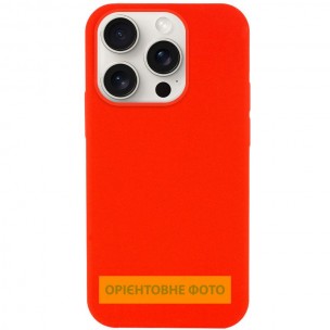 Чехол Silicone Case (AA) NO LOGO with MagSafe для Apple iPhone 17 Air (6.5 дюйма) Красный / Red