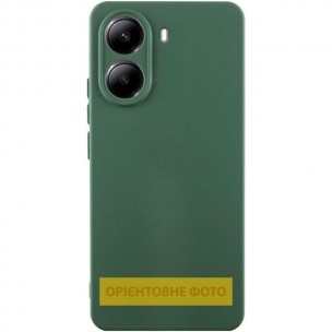 Чехол Silicone Cover Ummi Lakshmi Full Camera (AA) для Motorola Edge 60 / 60 Fusion Зеленый / Dark green