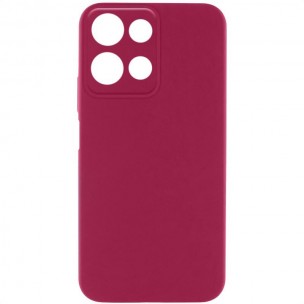 Чехол Silicone Cover Ummi Lakshmi Full Camera (AA) для Motorola Moto G15 4G Бордовый / Marsala