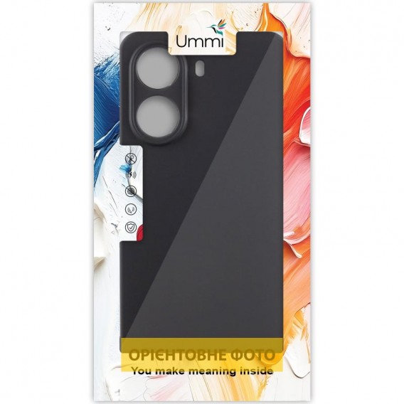 Чехол Silicone Cover Ummi Lakshmi Full Camera (AA) для Xiaomi 14T Pro Черный / Black