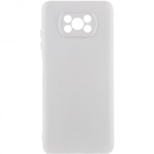 Чехол Silicone Cover Ummi Lakshmi Full Camera (AA) для Xiaomi Poco X3 NFC / Poco X3 Pro Белый / White