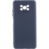 Чехол Silicone Cover Ummi Lakshmi Full Camera (AA) для Xiaomi Poco X3 NFC / Poco X3 Pro Синий / Midnight Blue