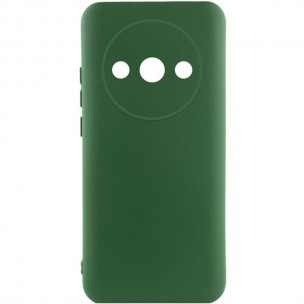Чохол Silicone Cover Ummi Lakshmi Full Camera (AA) для Xiaomi Redmi A3 Зелений / Dark green