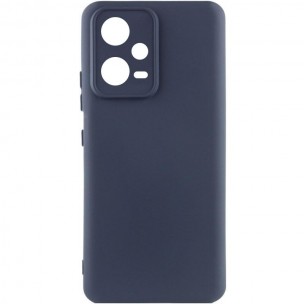 Чохол Silicone Cover Ummi Lakshmi Full Camera (AA) для Xiaomi Poco X5 5G / Note 12 5G Синій / Midnight Blue
