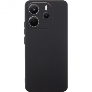Чехол Silicone Cover Ummi Lakshmi Full Camera (AA) для Xiaomi Redmi Note 14 4G (Europe version) Черный / Black