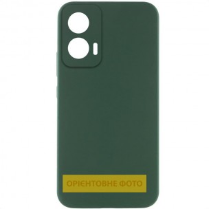 Чохол Silicone Cover Lakshmi Full Camera (AAA) для Xiaomi Poco M7 Pro 5G Зелений / Cyprus Green