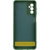 Чехол TPU GETMAN Liquid Silk Full Camera для Motorola Edge 60 Pro Зеленый / Dark green