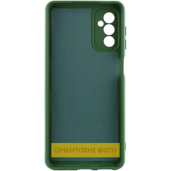Чехол TPU GETMAN Liquid Silk Full Camera для Motorola Edge 60 Pro Зеленый / Dark green