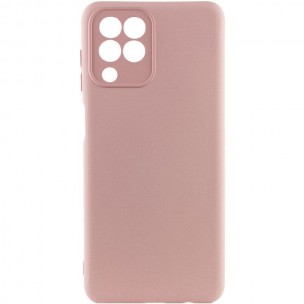 Чохол TPU GETMAN Liquid Silk Full Camera для Samsung Galaxy M33 5G Рожевий / Pink Sand