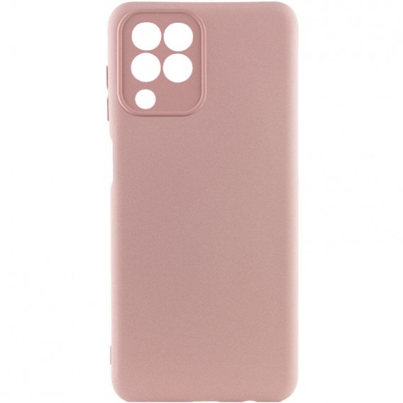 Чохол TPU GETMAN Liquid Silk Full Camera для Samsung Galaxy M33 5G Рожевий / Pink Sand