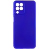 Чохол TPU GETMAN Liquid Silk Full Camera для Samsung Galaxy M33 5G Синій / Iris