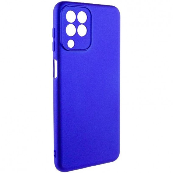 Чохол TPU GETMAN Liquid Silk Full Camera для Samsung Galaxy M33 5G Синій / Iris