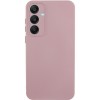 Чохол TPU GETMAN Liquid Silk Full Camera для Samsung Galaxy S24 Рожевий / Pink Sand