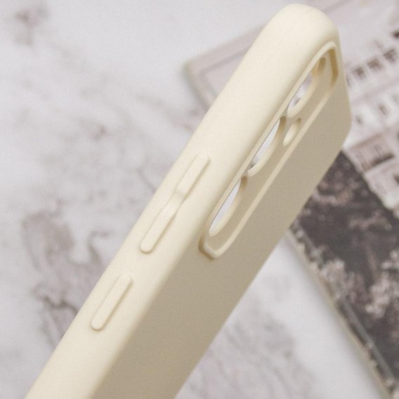 Чохол TPU GETMAN Liquid Silk Full Camera для Samsung Galaxy S24 Пісочний / Sand