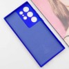 Чохол TPU GETMAN Liquid Silk Full Camera для Samsung Galaxy S24 Ultra Синій / Iris