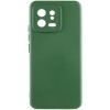 Чохол TPU GETMAN Liquid Silk Full Camera для Xiaomi 13 Pro Зелений / Dark green