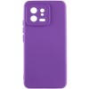 Чехол TPU GETMAN Liquid Silk Full Camera для Xiaomi 13 Pro Фиолетовый / Purple