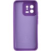 Чехол TPU GETMAN Liquid Silk Full Camera для Xiaomi 13 Pro Фиолетовый / Purple