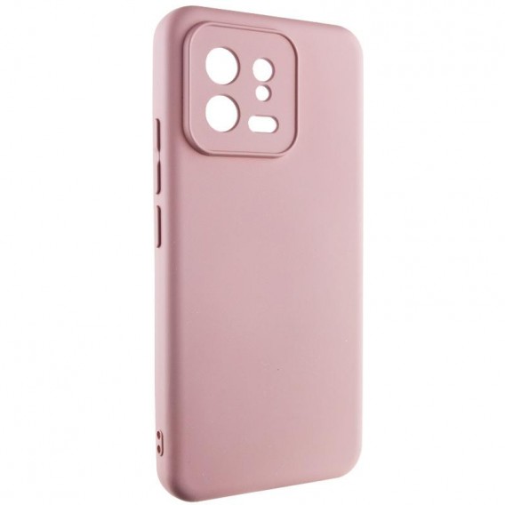 Чохол TPU GETMAN Liquid Silk Full Camera для Xiaomi 13 Pro Рожевий / Pink Sand