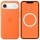 Чехол Silicone case (AAA) with Magsafe and Animation для Apple iPhone 17 Air (6.5") Orange