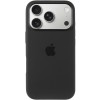 Чехол Silicone case (AAA) with Magsafe and Animation для Apple iPhone 17 Pro (6.3 дюйма) Black