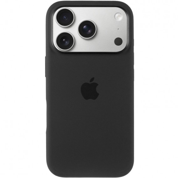 Чехол Silicone case (AAA) with Magsafe and Animation для Apple iPhone 17 Pro (6.3 дюйма) Black