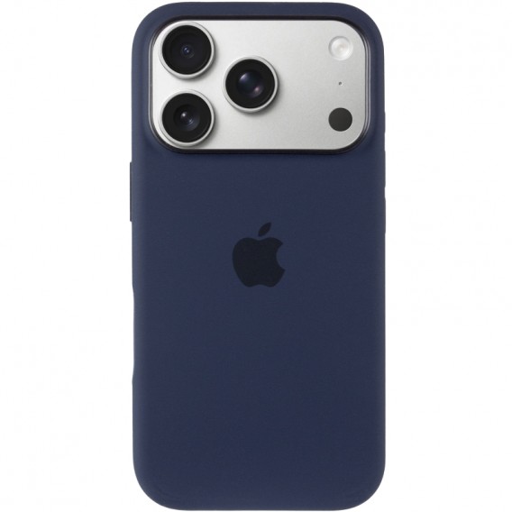 Чехол Silicone case (AAA) with Magsafe and Animation для Apple iPhone 17 Pro (6.3 дюйма) Midnight