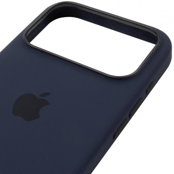 Чехол Silicone case (AAA) with Magsafe and Animation для Apple iPhone 17 Pro (6.3 дюйма) Midnight