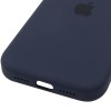 Чехол Silicone case (AAA) with Magsafe and Animation для Apple iPhone 17 Pro (6.3 дюйма) Midnight