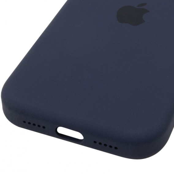 Чехол Silicone case (AAA) with Magsafe and Animation для Apple iPhone 17 Pro (6.3 дюйма) Midnight