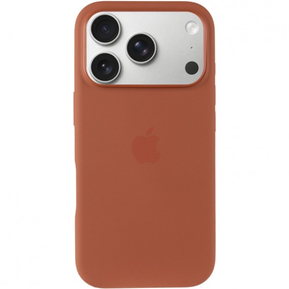 Чехол Silicone case (AAA) with Magsafe and Animation для Apple iPhone 17 Pro (6.3 дюйма) Terra Cotta