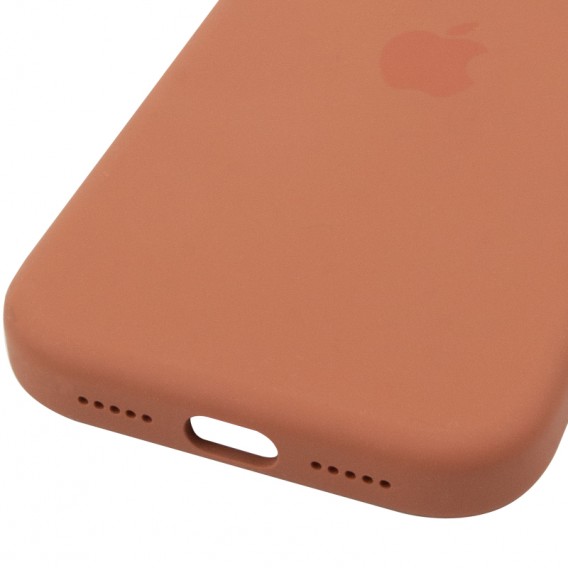 Чехол Silicone case (AAA) with Magsafe and Animation для Apple iPhone 17 Pro (6.3 дюйма) Terra Cotta