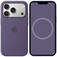 Чохол Silicone case (AAA) with Magsafe and Animation для Apple iPhone 17 Pro (6.3") Purple Fog