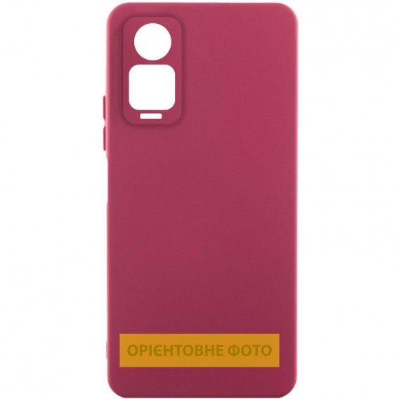 Чохол Silicone Cover Ummi Lakshmi Full Camera (AA) для Xiaomi 13T / 13T Pro Бордовий / Marsala