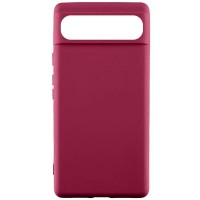 Чехол TPU GETMAN Liquid Silk для Google Pixel 6 Pro Бордовый / Marsala